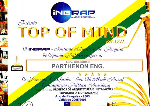 Prémio Top of Mind Brazil — INBRAP